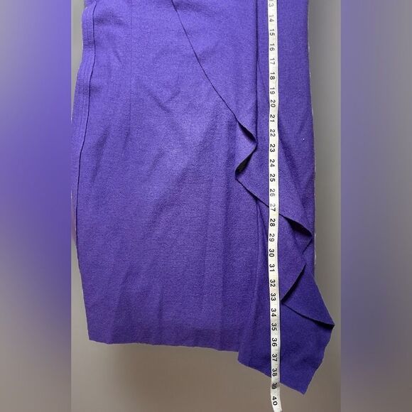 Tory Burch Taletta Wool Ruffle Dress in Ultraviolet Size Small MSRP $350 - Picture 13 of 15